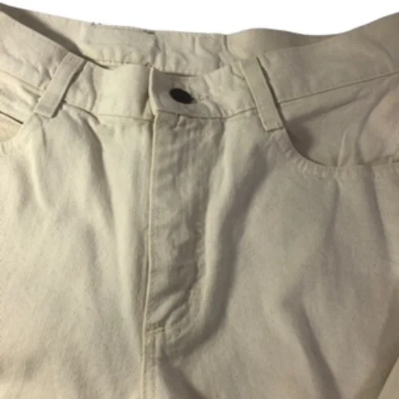 Lee Vanilla Colored Straight Leg Jeans Size Juniors 11 M - Picture 6 of 12